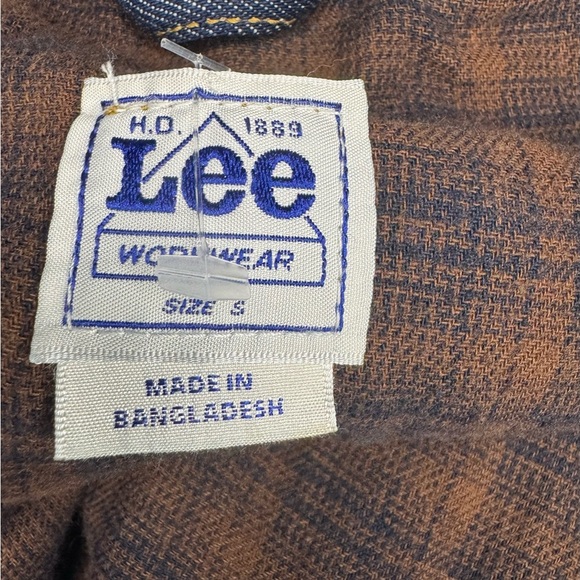 LEE 101 '70S WORKWEAR LOCO JACKET BLUE DENIM SIZE SMALL - Picture 12 of 13